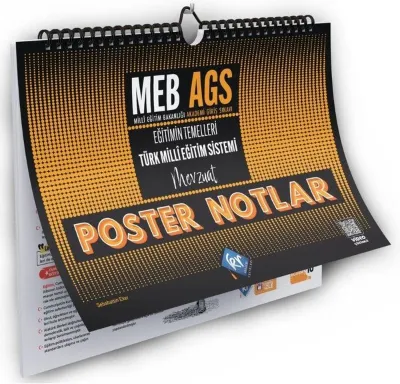 MEB AGS Eğitimin Temelleri ve Türk Milli Eğitim Sistemi Mevzuat Poster Notlar