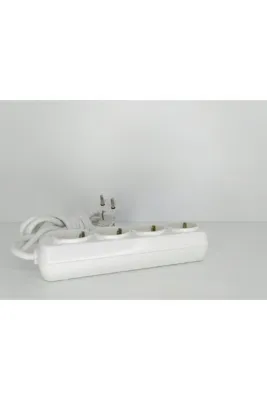 VİKO 4'lü 2 Metre Kablolu Topraklı Priz