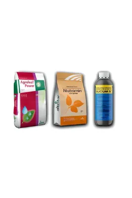 Muhteşem Üçlü Set Agroleaf Power +te + Nutrimin 1 Kg + Blackjak Sc 1 Litre Set 3