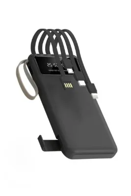 CABANELLİ ToptanciOguz - PG-PW110 Siyah 4 Çıkışlı Taşınabilir 10.000 Mah Powerbank