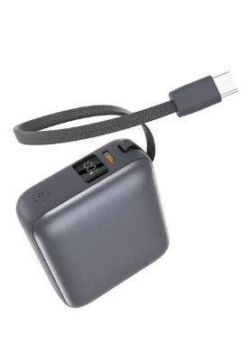 QCY 10000mah 35W Powerbank Siyah - Hızlı Şarj - Taşınabilir Güç Kaynağı - Taşınabilir Şarj Cihazı