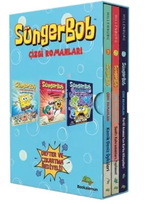 Süngerbob Çizgi Romanları Seti - 3 Kitap Takım - Kutulu