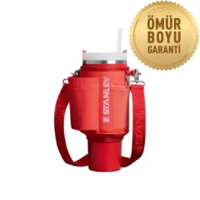 Stanley The All Day Quencher Carry All Termos Taşıma Askısı Hot Coral