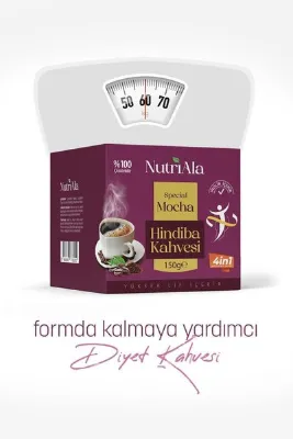 NutriAla Hindiba Kahvesi Moca Detox Diyet Kahvesi (INÜLİN,LİF,DETOKS) Orafti® 150 gr