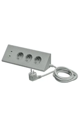 IKEA 2 USB-C Girişli 3 Priz Girişli Uzatma Kablosu 1,,8 Metre Ara Kablo Priz Plastik Yeşil