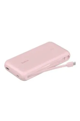 Belkin BPB024HQPK BoostCharge 20.000 mAh Entegre USB-C Kablolu Powerbank – Pembe