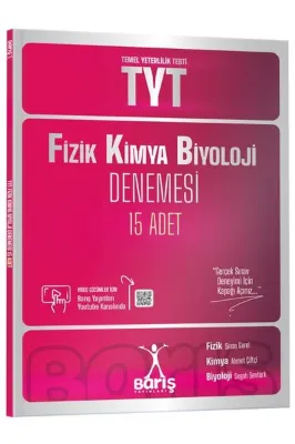 TYT Fizik Kimya Biyoloji FKB Denemesi 15 Adet