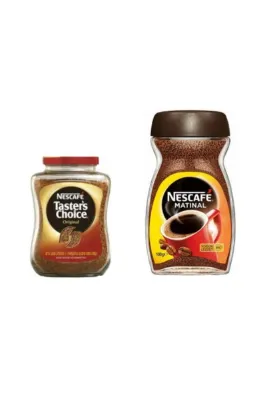 Nescafe Taster's Choice 100 Gram + Matinal 100 Gram Çözülebilir Granül Kahve 2'li Set