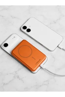 Moxti MagSafe Manyetik Kablosuz Powerbank – iPhone ve Samsung Uyumlu, Hızlı Şarjlı Taşınabilir Şarj Cihazı İPHONE RENGİ