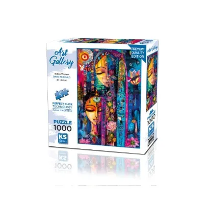 Ks Games-Puz.1000 Indian Woman 1000 Parça Puzzle