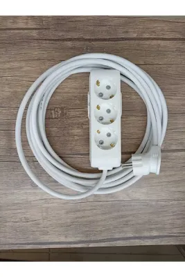 VİKO Ekonomik 3'lü Çoklu Grup Priz 10 Metre Çocuk Korumalı ( 10 Mt.)