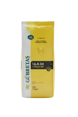 GÜBRETAŞ 16.8.24(2MgO)+ME MEYVE-SEBZE İrertici Yaprak/Toprak Gübresi 1 KG
