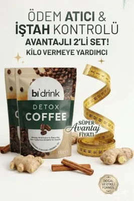 Bi Drink Detoks Kahvesi Avantajlı Set - 2 Adet Detoks Kahvesi