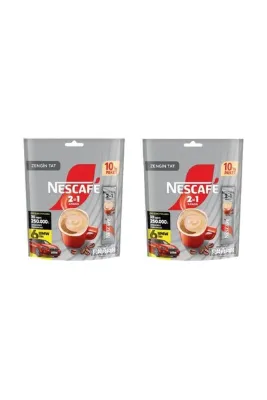 Nescafe 2si1 Arada Granül Kahve 10'lu Paket (2 ADET)