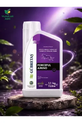 GÜBRETAŞ Forceful Amino 1Lt (Bitkisel Menşeli Aminoasit)