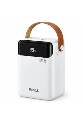 Pell PL-F24 80.000 mAh Powerbank 22.5W Turbo Şarj, LED Işıklı Hızlı Taşınabilir Şarj Cihazı