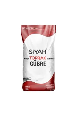 100de100Gübre Siyah Karışım Toprak Düzenleyici Gübre 20 Kg