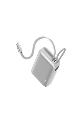 Ttec ReCharger Pro LCD 10.000mAh PD 35W USB-C Makaralı Kablolu Taşınabilir Hızlı Şarj Aleti / Powerbank 2BB276G