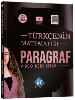 Türkçenin Matematiği Tüm Sınavlar İçin Paragraf Video Ders Kitabı