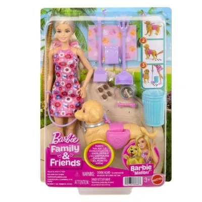 Barbie HerPuppy'sWalking Time JJB46