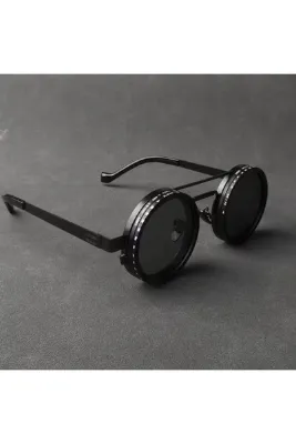 Barbarosshop Güneş Gözlüğü Steampunk Ayarlanabilir Vintage LENSLER POLARİZE %100 UV KORUMA RETRO TARZ Unisex
