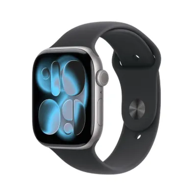 Apple Watch Series 11 GPS 42mm Uzay Grisi Alüminyum Kasa ve Siyah Spor Kordon - S/M