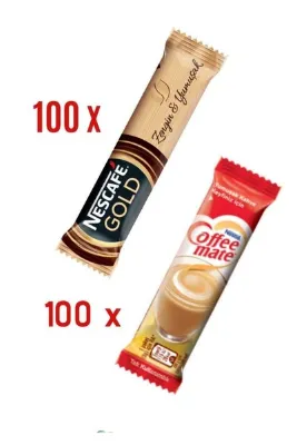 Nescafe Gold 2 gr 100'lü + Coffemate 5 gr 100'lü