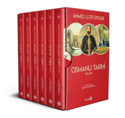 Ahmed Lütfi Efendi - Osmanlı Tarihi Seti - 6 Kitap Takım - Kutulu