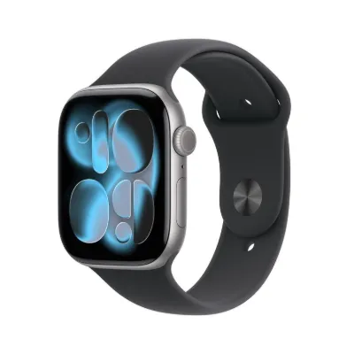 Apple Watch Series 11 GPS 42mm Uzay Grisi Alüminyum Kasa ve Siyah Spor Kordon - M/L