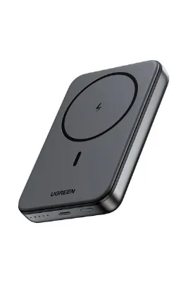 Ugreen 10.000 mAh 20W Magsafe Wireless Kablosuz Hızlı Powerbank, Siyah, 25919