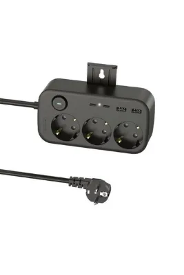 ALWAYS TEKNOLOJİ 3680W Akım ve çocuk korumalı 2-USB A 2-TYPE C girişli duvar aparatlı