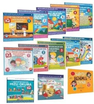 6-12 Yaş ve Üstü Çocuklar İçin Zeka Geliştiren Oyunlar 13 Kitap