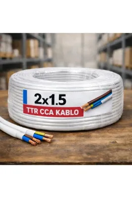 wattech 2x1.5 ttr cca kablo 20 mt