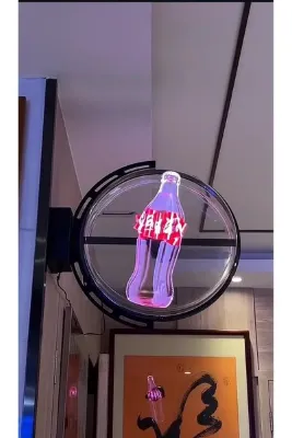 CM 43 cm 3D Hologram Fan – LED Holografik Fan – Wi-Fi & SD Kart Kontrollü