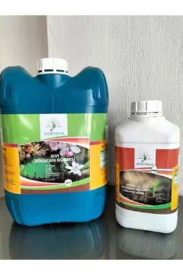 AGROBOX Sıvı Solucan Gübresi (20LT) Liquid Hümik Asit Bitkisel Ve Hayn. Menş. Organik Gübre (5LT)