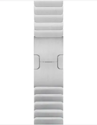 Apple Watch 38 mm Gümüş Baklalı Bilezik