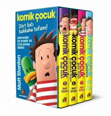 Komik Çocuk Seti 2 - 4 Kitap Takım - Kutulu