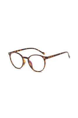 Toz Vintage Tali Leopar Mavi Işık Korumalı Retro Vintage Gözlük