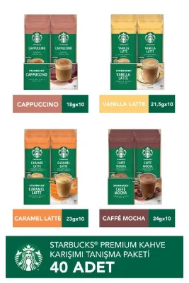 Starbucks Premium Kahve Karışımı Tanışma Paketi 40 Adet