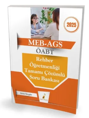 2025 MEB - AGS ÖABT Rehber Öğretmenliği Tamamı Çözümlü Soru Bankası