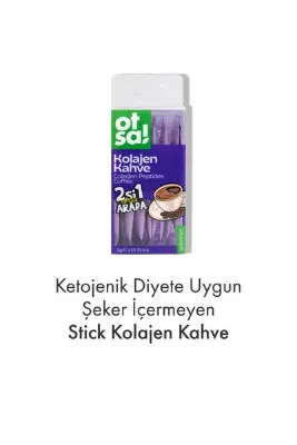 Otsa Kolajen Kahve 2'si 1 Arada 3.5 gr x 10 Adet