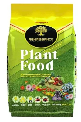 Renaissance Organik Bitki Besini 5,44 kg – Açık ve Kapalı Alan Bahçeleri İçin Çok Amaçlı Gübre – Ev Bitkileri, Sebzeler, Meyve Ağaçları, Güller ve Çimler İçin Yavaş Salınımlı Doğal Toprak Gübresi