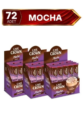 Cafe Crown 72 Adet Mocha 17g ( 3 Kutu x 24 Adet )