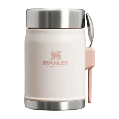 Stanley Klasik Paslanmaz Çelik Yemek Termosu Kaşıklı Rose Quartz 0.40L