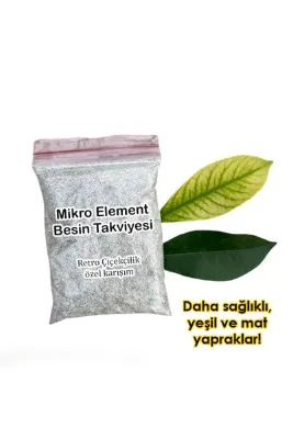 retro çiçekçilik Mikro Element Besin Takviyesi
