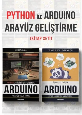 Python ve Arduino Arayüz Geliştirme Seti - 2 Kitap Takım