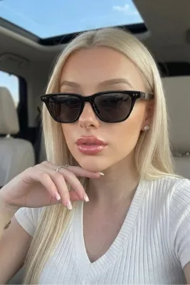 REN EYEWEAR Violet Siyah 2025 Klasik Güneş Gözlüğü Unisex / Reneyewear