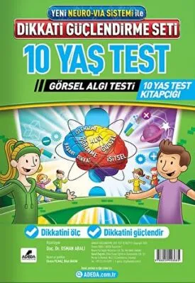 Adeda Yayınları Adeda - DGS Dikkati Güçlendirme Seti 10 Yaş Test Görsel Algı Testi