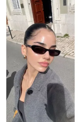 LOOKUP LETO- Güneş Gözlüğü UV400 Korumalı Unisex Model Kaliteli Cam Ve Çerçeve Vintage Retro