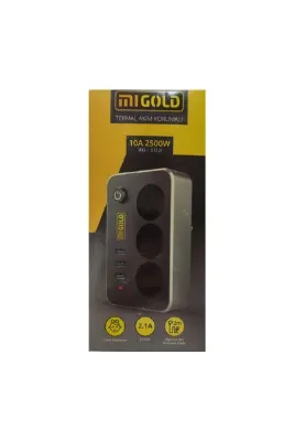 MIGOLD Termal Akım Korumalı Grup Priz / Mg-103